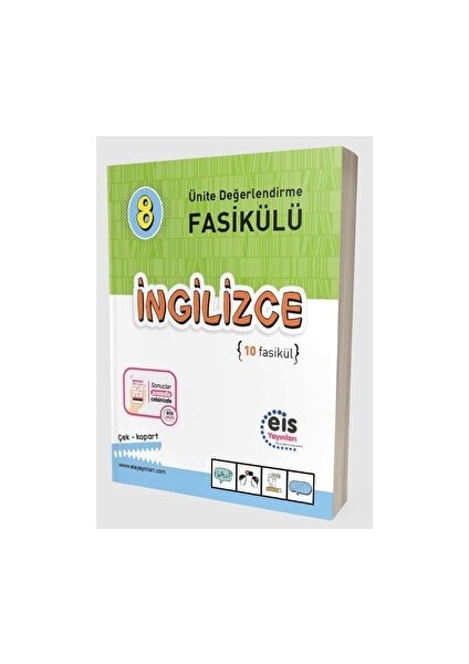 Eis Yayınları 8.Sınıf Ünite Değerlendirme Fasikülü (1-10) Ingilizce