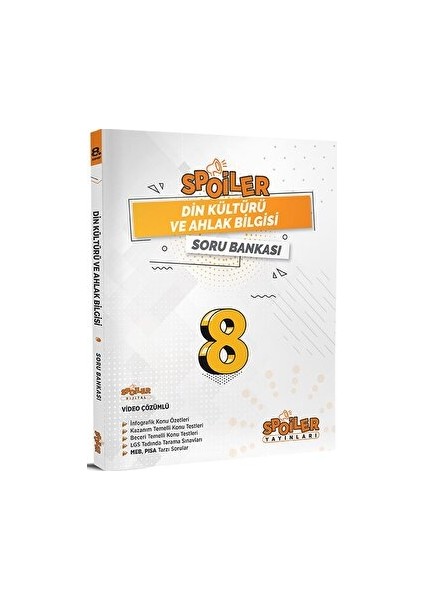 8. Sınıf Spoiler Din Kültürü ve Ahlak Bilgisi Soru Bankası
