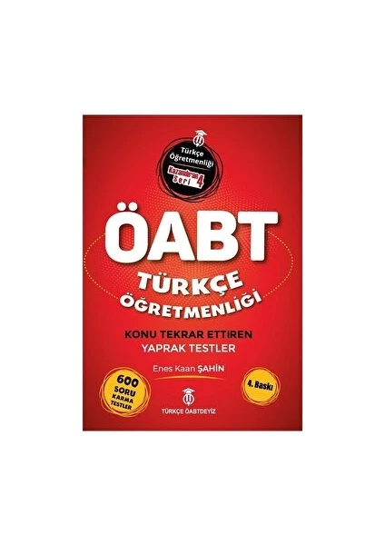 Türkçe Öabtdeyiz 2022 ÖABT Türkçe Öğretmenliği Yaprak Testler Türkçe ÖABTdeyiz