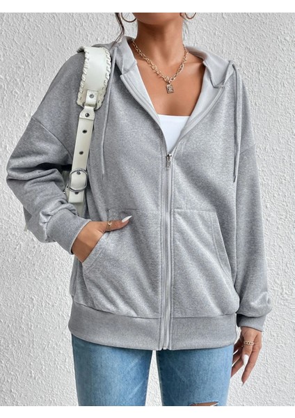 Daxis Sportwear Company Fermuarlı Kapüşonlu Sweatshirt indirimleri