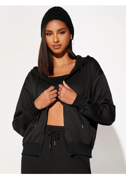 Daxis Sportwear Company Fermuarlı Kapüşonlu Sweatshirt