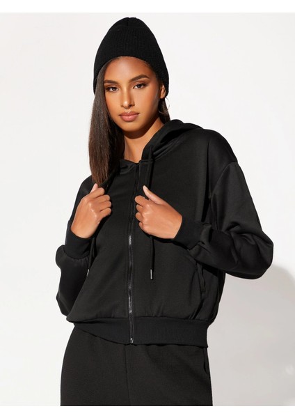 Daxis Sportwear Company Fermuarlı Kapüşonlu Sweatshirt modelleri