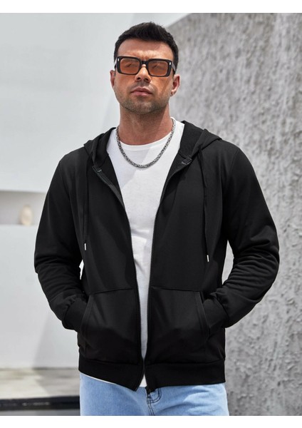 Daxis Sportwear Company Fermuarlı Kapüşonlu Sweatshirt