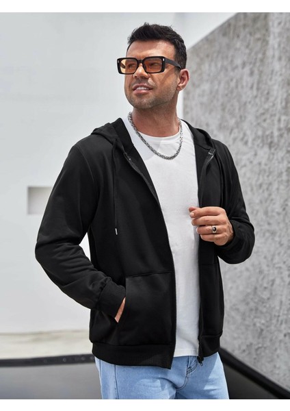 Daxis Sportwear Company Fermuarlı Kapüşonlu Sweatshirt fırsatları