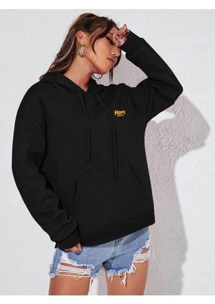 Daxis Sportwear Company Oversize Baskılı Kapüşonlu Sweatshirt fiyatları