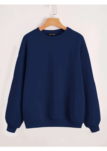 Daxis Sportwear Company Sıfır Yaka Unisex Oversize Sweatshirt