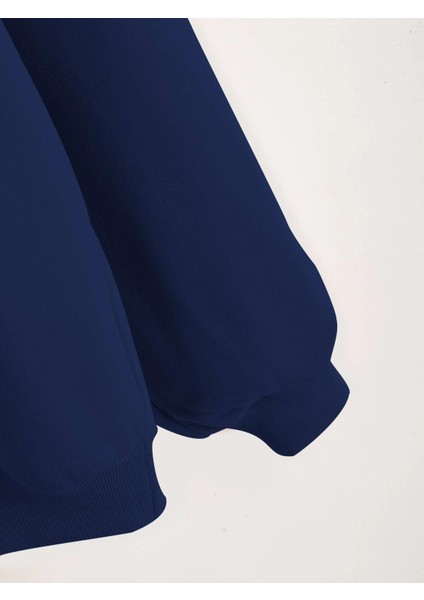 Daxis Sportwear Company Sıfır Yaka Unisex Oversize Sweatshirt fırsatları