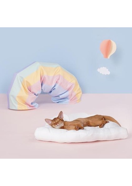 Kedi Oyuncaklar Interaktif Evcil Oyuncaklar Kedi Tünel Yavru Pet Ürünleri Kedi Malzemeleri Kedi Şeyler Kedi Yuva Gökkuşağı Kedi Tünel Villa | Kedi Oyuncakları (Yurt Dışından) fırsatları