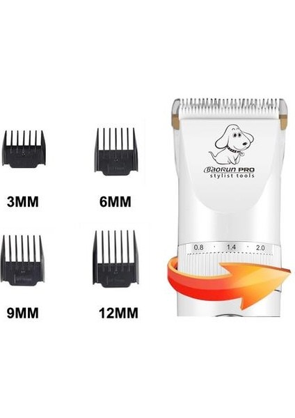 Köpek Saç Düzeltici Elektrik Pet Profesyonel Tımar Makinesi Şarj Edilebilir Tıraş Makinesi Saç Kesici Kedi Köpek Saç Kesimi Clipper | Köpek Saç Düzelticileri (Beyaz) (Yurt Dışından) modelleri