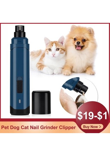 Pet Tırnak Öğütücü Köpek Tırnak Makası Ağrısız Şarj Edilebilir USB Elektrikli Kedi Köpek Paws Tırnak Kesici Bakım Düzeltici Aracı | Köpek Tırnak Makası (Mavi) (Yurt Dışından) fiyatları