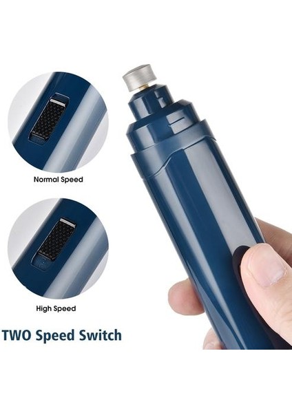 Pet Tırnak Öğütücü Köpek Tırnak Makası Ağrısız Şarj Edilebilir USB Elektrikli Kedi Köpek Paws Tırnak Kesici Bakım Düzeltici Aracı | Köpek Tırnak Makası (Mavi) (Yurt Dışından) fırsatları