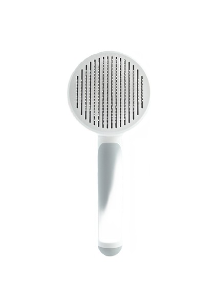 Köpekler Için Epilasyon Tarak Kedi Detangler Kürk Kırpma Dematting Deshedding Fırça Aracı (Gri) (Yurt Dışından)