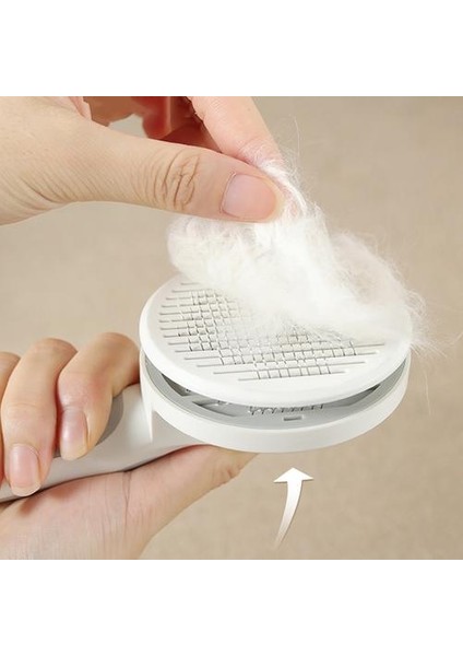Köpekler Için Epilasyon Tarak Kedi Detangler Kürk Kırpma Dematting Deshedding Fırça Aracı (Gri) (Yurt Dışından) fiyatları