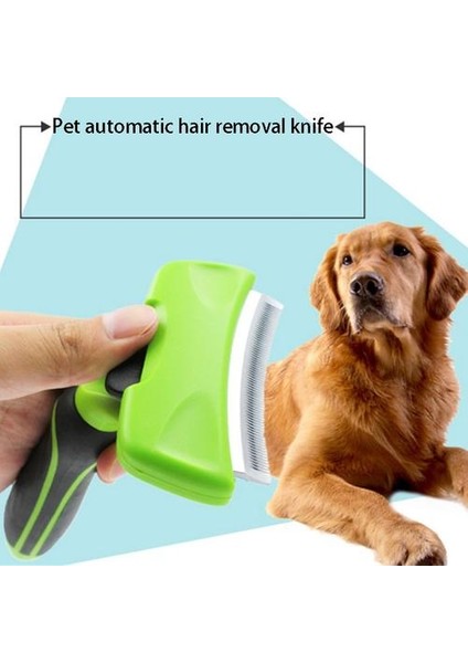 Pet Tarak Kenar Kırpma Köpek Kedi Rake Temizleme Kürk Fırça Köpek Saç Sökücü Combs Furmine Kedi Bakım Fırçası Deshedding Aracı | Köpek Tarakları (Yurt Dışından)