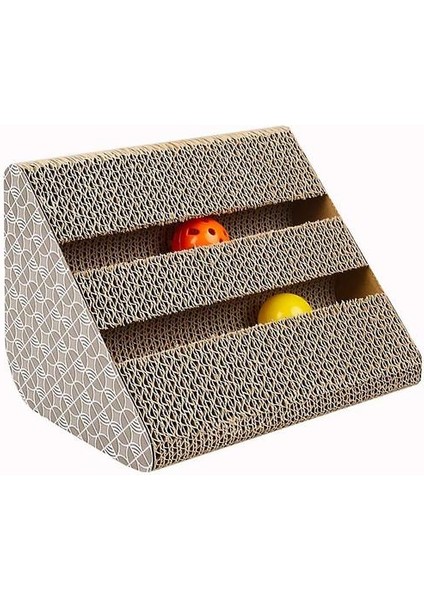 Eğlenceli Pet Kedi Tırmalamak Sonrası Karton, Zil ile Öğütme Pençe Oyuncaklar (Yurt Dışından)