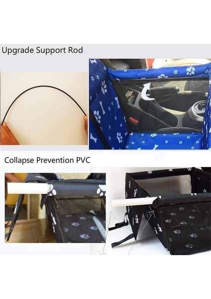 Köpek Araba Koltuğu Yükseltme Deluxe Taşınabilir Petable Köpek Booster Araba Koltuğu Klipsli Güvenlik LEASH30 Lbs (Mavi) (Yurt Dışından) fiyatları