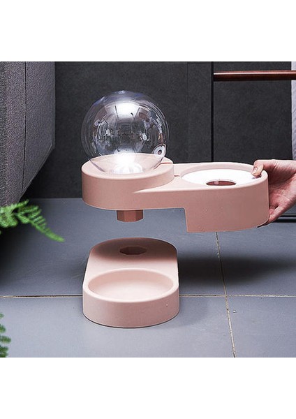 Pet Köpek Kedi Kase Çeşmesi Otomatik Gıda Su Besleyici Konteyner Dispenseri Köpekler Için Kediler Içme Yüksek Pet Ürünleri | Kedi Besleme ve sulama Malzemeleri (Yurt Dışından) fiyatları