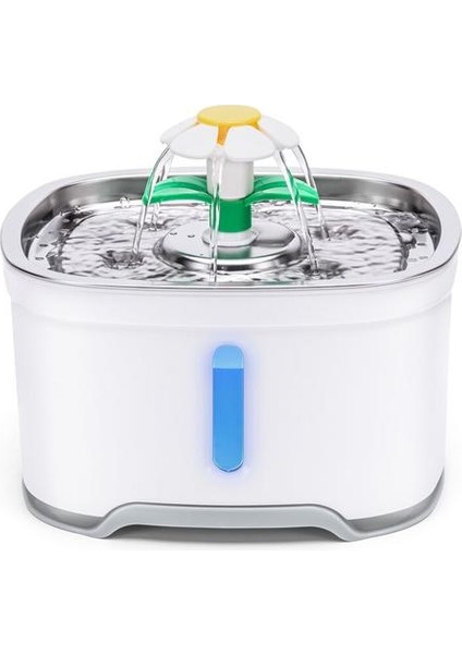 2.4l Otomatik Pet Kedi Su Çeşmesi LED Elektrikli USB Köpek Kedi Pet Otomatik Pet Içme Çeşmesi Dispenseri | Kedi Besleme ve sulama Malzemeleri (Yurt Dışından)
