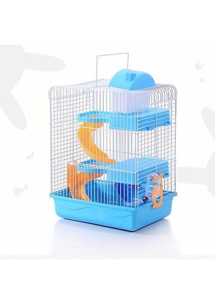 3 Katlı Pet Hamster Kafes Lüks Ev Taşınabilir Fareler Ev Habitat Dekorasyon | Kafesler (Yurt Dışından) indirimleri