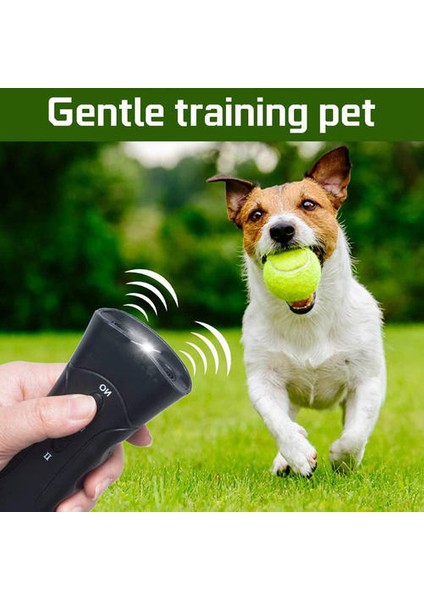 Petgentle Ultrasonik Anti Köpek Barking Pet Eğitmen LED Işık Nazik Chaser Tarzı (Yurt Dışından)