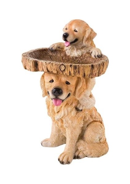Yavru Kuş Banyosu Polyresin El Yapımı Peri Bahçe Birdbath Kuş Besleyici Açık Ev Bahçe Backyard Çim Bahçesi Süslemeleri | Kuş Beslemesi (Yurt Dışından)