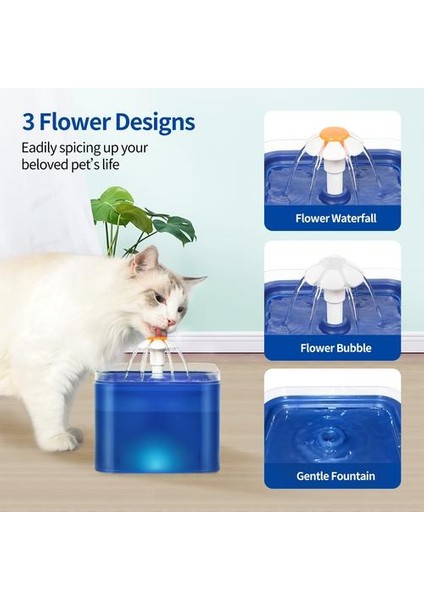 Otomatik Kedi Su Dolma Köpek Su Dağıtıcısı Şeffaf Drinker Pet Içme Filtreleri Sessiz LED Pompa | Kedi Besleme ve sulama Malzemeleri (Yurt Dışından) fırsatları
