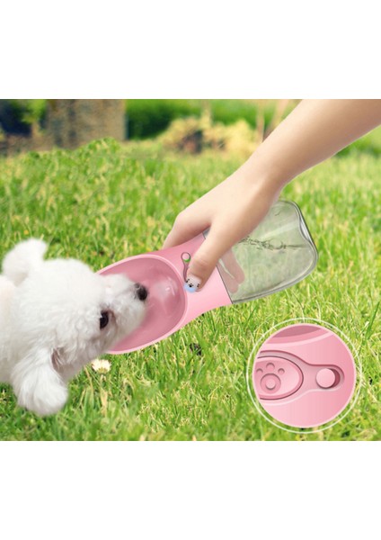 Taşınabilir Köpek Su Şişesi Evcil Hayvanlar Için Seyahat Içecek Kase Kedi Su Sıkma Dispenser Besleyici Köpek Malzemeleri | Kedi Besleme ve sulama Malzemeleri (Pembe) (Yurt Dışından) modelleri