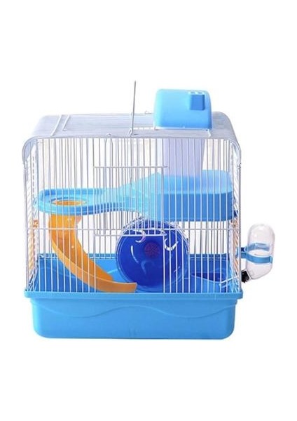 2 Katlı Pet Hamster Kafesi Lüks Ev Taşınabilir Fare Ev Habitat Dekorasyon Küçük Evcil Hayvanlar Chinchilla Hamster House Kafes Malzemeleri | Kafesler (Yurt Dışından)