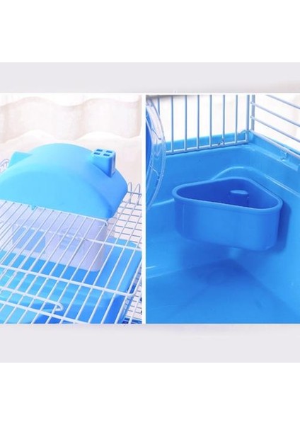 2 Katlı Pet Hamster Kafesi Lüks Ev Taşınabilir Fare Ev Habitat Dekorasyon Küçük Evcil Hayvanlar Chinchilla Hamster House Kafes Malzemeleri | Kafesler (Yurt Dışından)