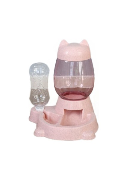 HaiTun Pet Otomatik Besleyici Köpek Kedi Içme Kase Köpekler Için Su Içme Besleyici Kedi Besleme 2.2l Büyük Kapasiteli Dispenser Pet Kedi Köpek Kedi Besleme vesulama Malzemeleri (Pembe) (Yurt Dışından)
