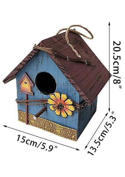 Ev Duvar Montaj Açık Yağmur Geçirmez Kuş Yuva Ahşap Sanatlar Ahşap Villa Balkon Kuş Besleyici Bahçe Yard Dekorasyon Için Asılı | Kuş Kafesleri ve yuvalar (Yurt Dışından) modelleri