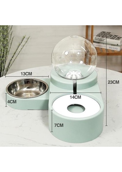 Pet Kabarcık Otomatik Kedi Su Çeşmesi Evcil Hayvanlar Için Su Dağıtıcı Büyük Içme Kase Kedi Içecek 1.8l Elektrik Yok | Kedi Besleme ve sulama Malzemeleri (Yeşil) (Yurt Dışından) fırsatları