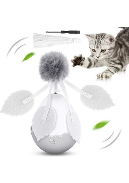 Pet Hareketli Oyuncak Akıllı Elektronik Tumbler Topu Interaktif Kedi Oyuncak Chaser Kittens Entertainment Egzersiz | Kedi Oyuncakları (Yurt Dışından)