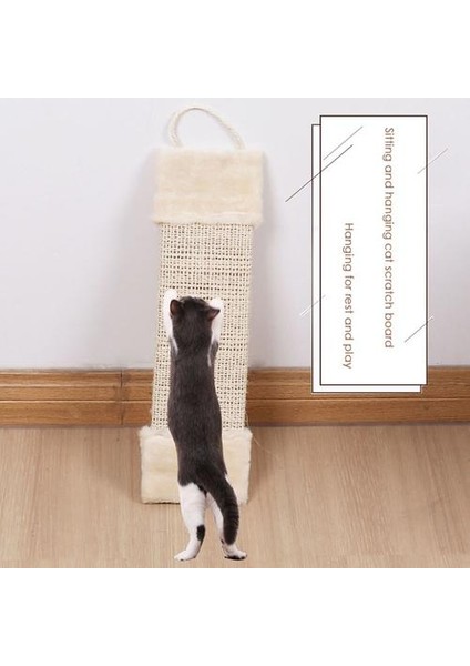 Dikdörtgen Sisal Kedi Scratcher Asılı (Yurt Dışından)