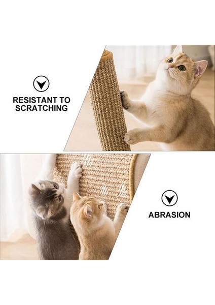 Sisal Yastık Anti-Scratch Kanepe Çizilmeye Karşı Korur ve Kedi Malzemeleri Düşmez (Yurt Dışından)