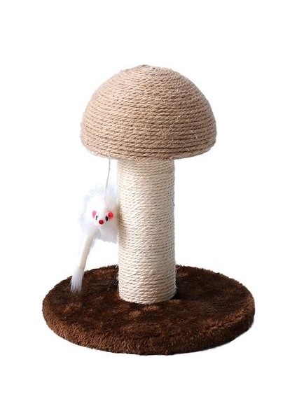 Pet Ürünleri Sisal Halat Mili Bir Ahşap Çerçevelar Için Kedi Kıyafetleri ile Kedi Kazıyıcılarlar Için Merdiven Çerçevesi Mantar Fitness Kitty Post | Mobilya veçizikler (Yurt Dışından) fiyatları