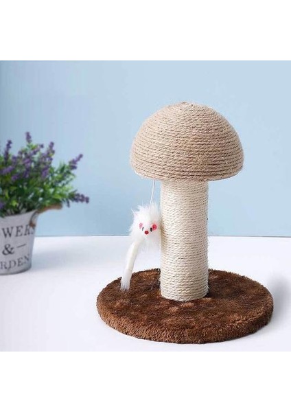 Pet Ürünleri Sisal Halat Mili Bir Ahşap Çerçevelar Için Kedi Kıyafetleri ile Kedi Kazıyıcılarlar Için Merdiven Çerçevesi Mantar Fitness Kitty Post | Mobilya veçizikler (Yurt Dışından) fırsatları
