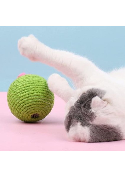 Sisal Kaktüs Kedi Kıyma Topu Oyuncak Pet Kedi Scratcher Kitten Scratch Ball Interaktif Oyuncaklar Kedi Malzemeleri | Mobilya ve çizikler (Yurt Dışından)