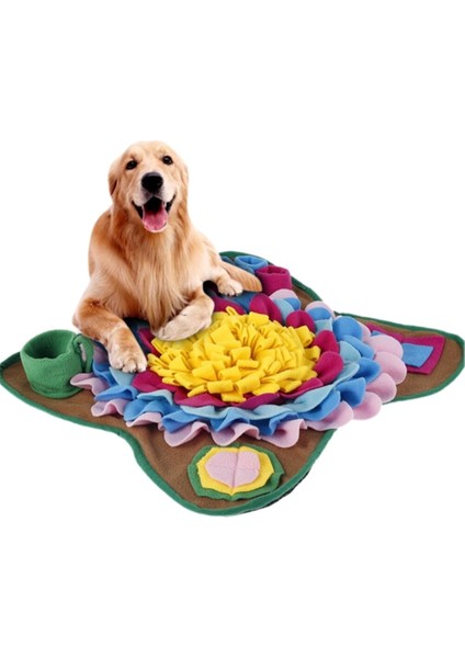 Köpek Snuffle Mat Burun Kokusu Eğitim Sniffing Pad Köpek Bulmaca Oyuncak Yavaş Besleme Kase Gıda Dağıtıcı Halı Yıkanabilir Pet Malzemeleri | Köpek Oyuncakları (Yurt Dışından)