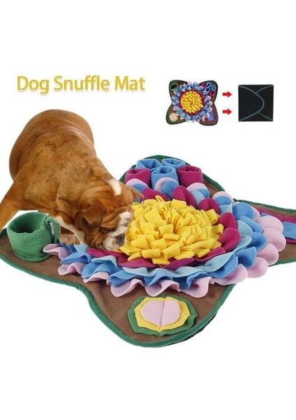 Köpek Snuffle Mat Burun Kokusu Eğitim Sniffing Pad Köpek Bulmaca Oyuncak Yavaş Besleme Kase Gıda Dağıtıcı Halı Yıkanabilir Pet Malzemeleri | Köpek Oyuncakları (Yurt Dışından) modelleri