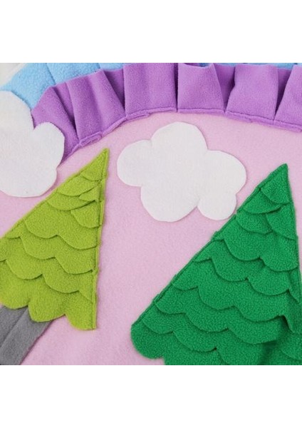 Orman Renkli Yıkanabilir Pet Snuffle Besleme Mat Köpek Bulmaca Oyuncak Nosework Battaniye | Evler, Kennels kalemler (Yurt Dışından)
