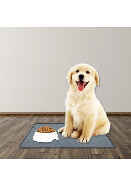 Pet Placemat Pet Gıda Mat Köpek ve Kedi Su Geçirmez Besleme Mat En Iyi Pet Kase Pedi Gıda ve Su Taşma Silikon Önlemek | Köpek Besleme (Yurt Dışından)