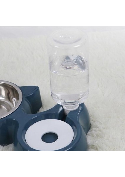 2 In 1 Pet Kedi Kase Su Dağıtıcı Otomatik Su Depolama Kedi Gıda Kase Su Konteyner Yavru Köpekler Besleyici Waterer | Köpek Besleme (Yurt Dışından)