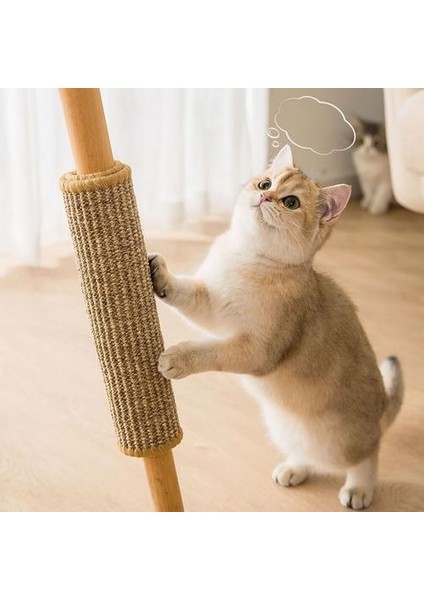 Sisal Yastık Anti-Scratch Kanepe Çizilmeye Karşı Korur ve Kedi Malzemeleri Düşmez (Yurt Dışından)