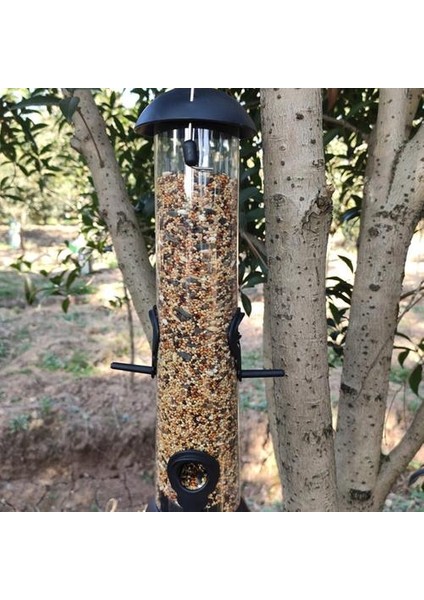 Pet Kuş Besleyici Besleme Istasyonu Asılı Bahçe Plastik Kuşlar Gıda Dağıtıcı Besleyiciler Açık Ağaç Bahçe Dekorasyon | Kuş Besleme (Yurt Dışından)