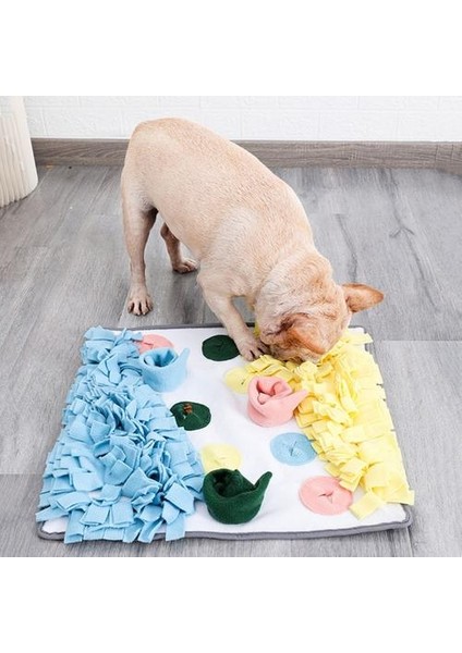 Pet Yavaşlama Besleme Eğitim Mat Köpekler Snuffle Mat Kedi Köpek Interaktif Battaniye Pet Kaçak Gıda Anti Boğulma Mat Burun Çalışma Oyuncak | Köpek Besleme (Yurt Dışından)