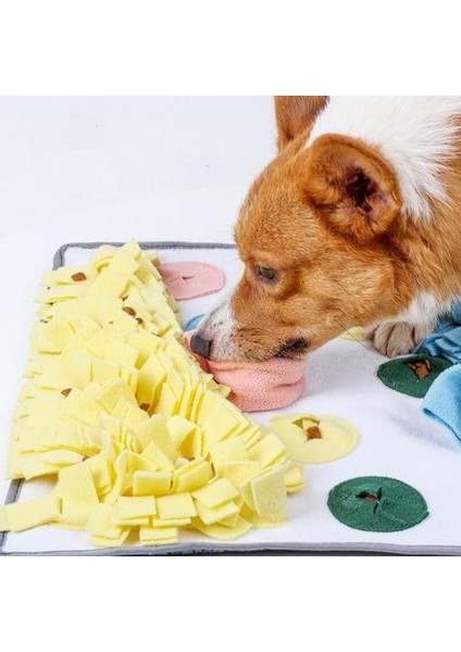 Pet Yavaşlama Besleme Eğitim Mat Köpekler Snuffle Mat Kedi Köpek Interaktif Battaniye Pet Kaçak Gıda Anti Boğulma Mat Burun Çalışma Oyuncak | Köpek Besleme (Yurt Dışından)