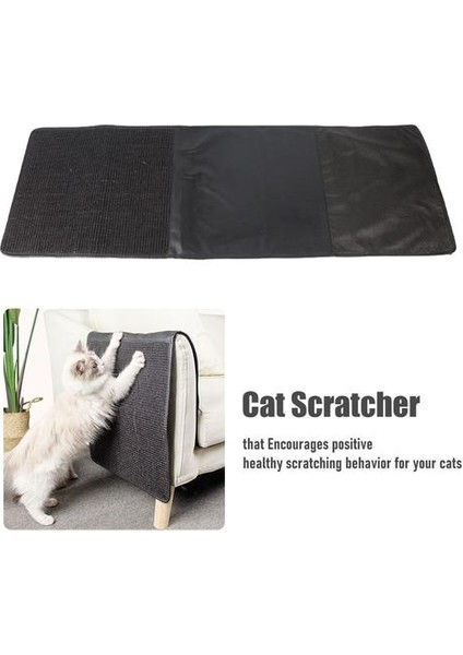Evrensel Sisal Mat Kanepe Siyah Mobilya Koruyucu Pratik Yıkanabilir Katı Ev Anti Pençe Aşınmaya Dayanıklı Kedi Scratcher | Mobilya ve çizikler (Siyah) (Yurt Dışından) modelleri