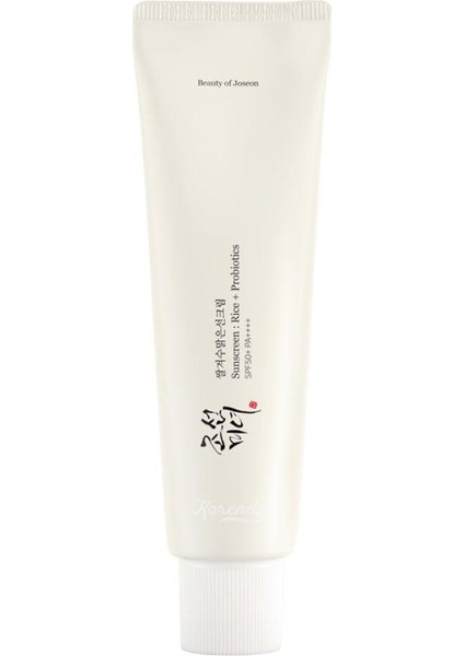 Relief Sun: Rice + Probiotics SPF50+ Pa++++ %30 Pirinç Probiyotikli Güneş Koruyucu 50ML