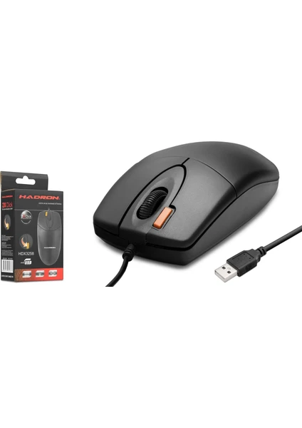 HDX3258 Mouse Kablolu USB Çift Clıck 800 Dpı 120CM